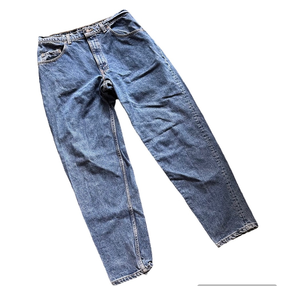 VTG 90s Loose Fit Tapered Leg Levi’s Medium Wash Men’s Jeans
